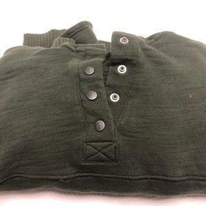 Free people movement honey dover pullover dark green